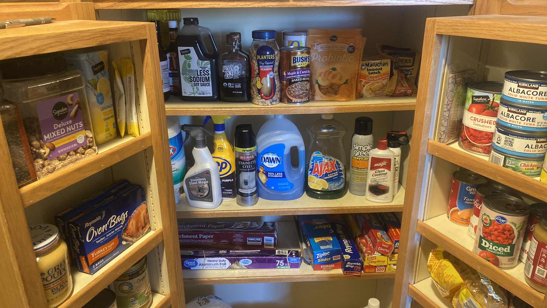 Photo 1 of CONTENTS OF KITCHEN CABINET - PANTRY