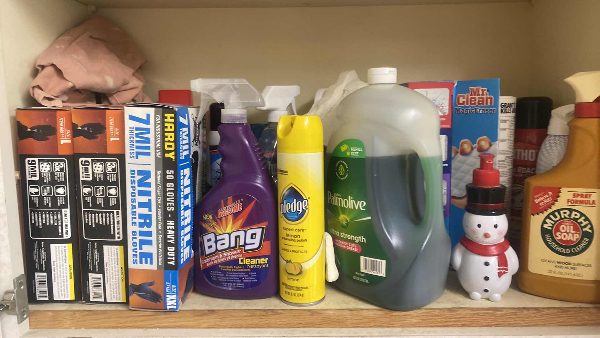 Photo 3 of CONTENTS OF LAUNDRY ROOM CABINET - CLEANING SUPPLIES