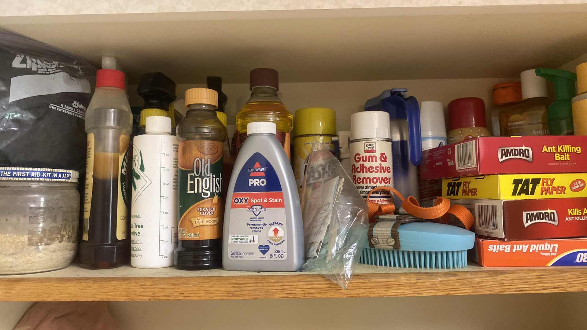 Photo 2 of CONTENTS OF LAUNDRY ROOM CABINET - CLEANING SUPPLIES