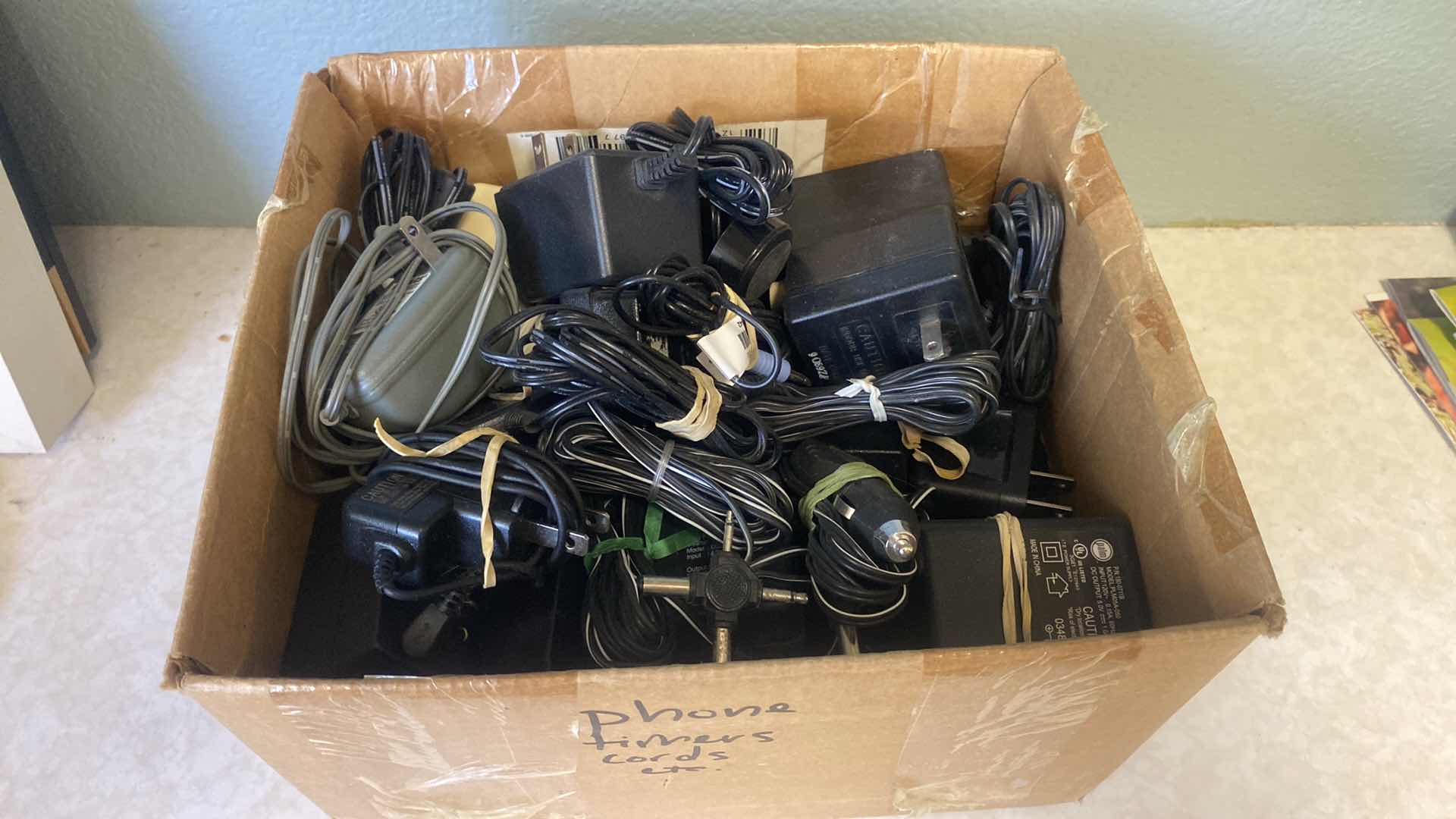 Photo 1 of BOX OF CORDS