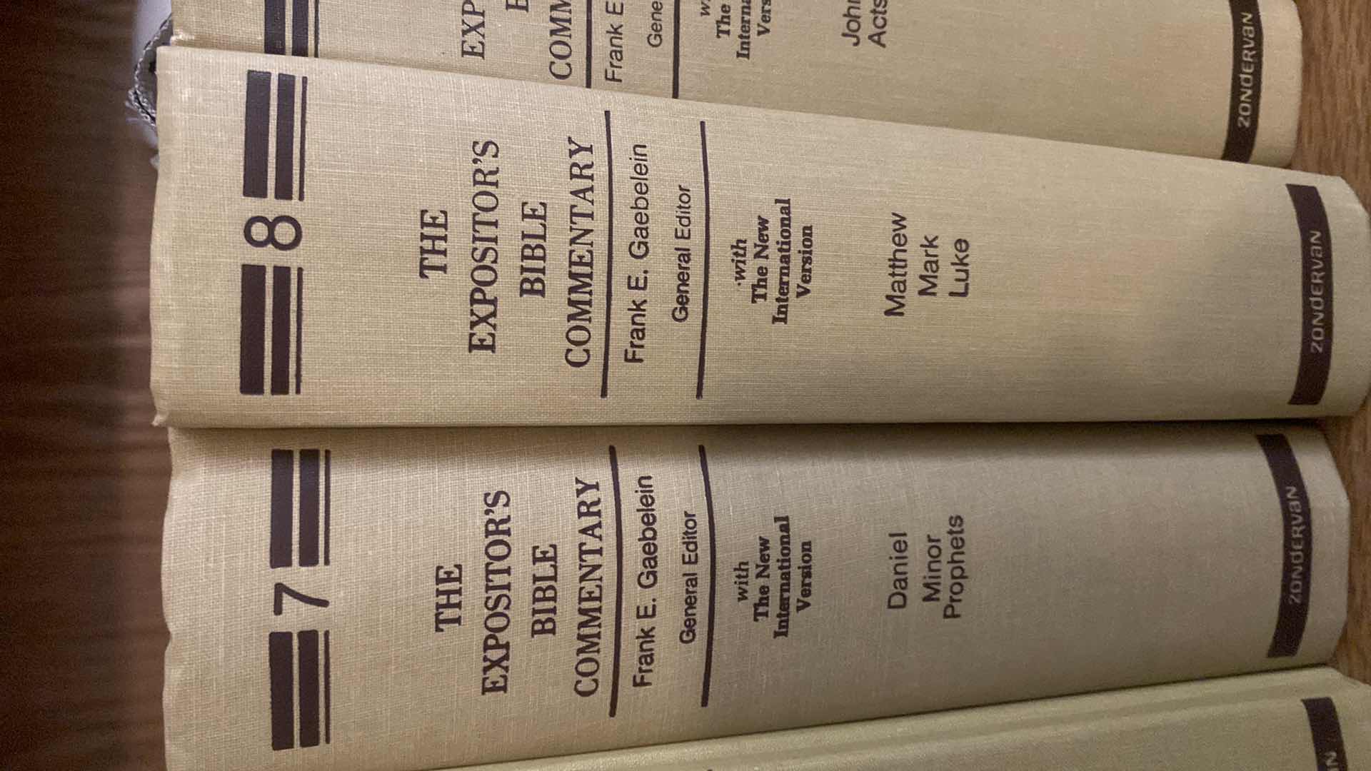 Photo 5 of 12 BOOK COLLECTION OF “THE EXPOSITORS BIBLE COMMENTARY” by FRANK E. GAEBELEIN PUBLISHED 1979 to 1981