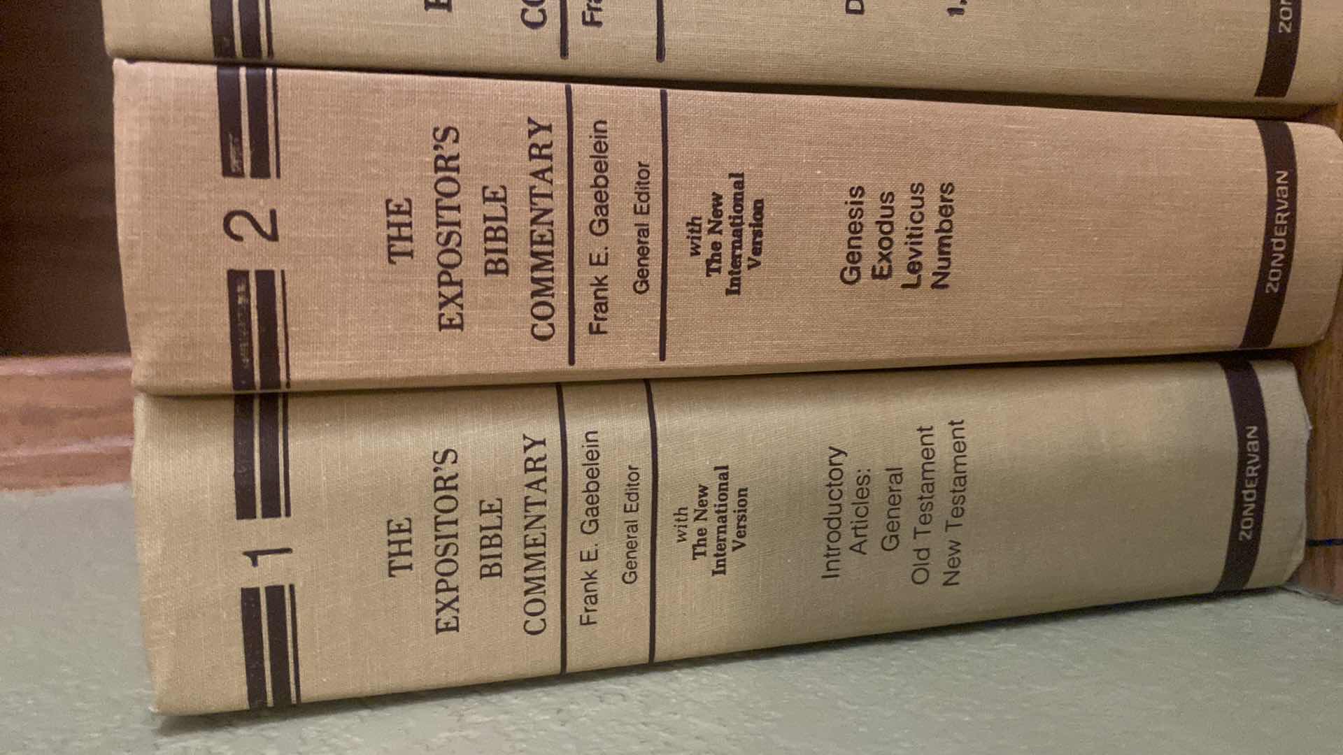 Photo 2 of 12 BOOK COLLECTION OF “THE EXPOSITORS BIBLE COMMENTARY” by FRANK E. GAEBELEIN PUBLISHED 1979 to 1981