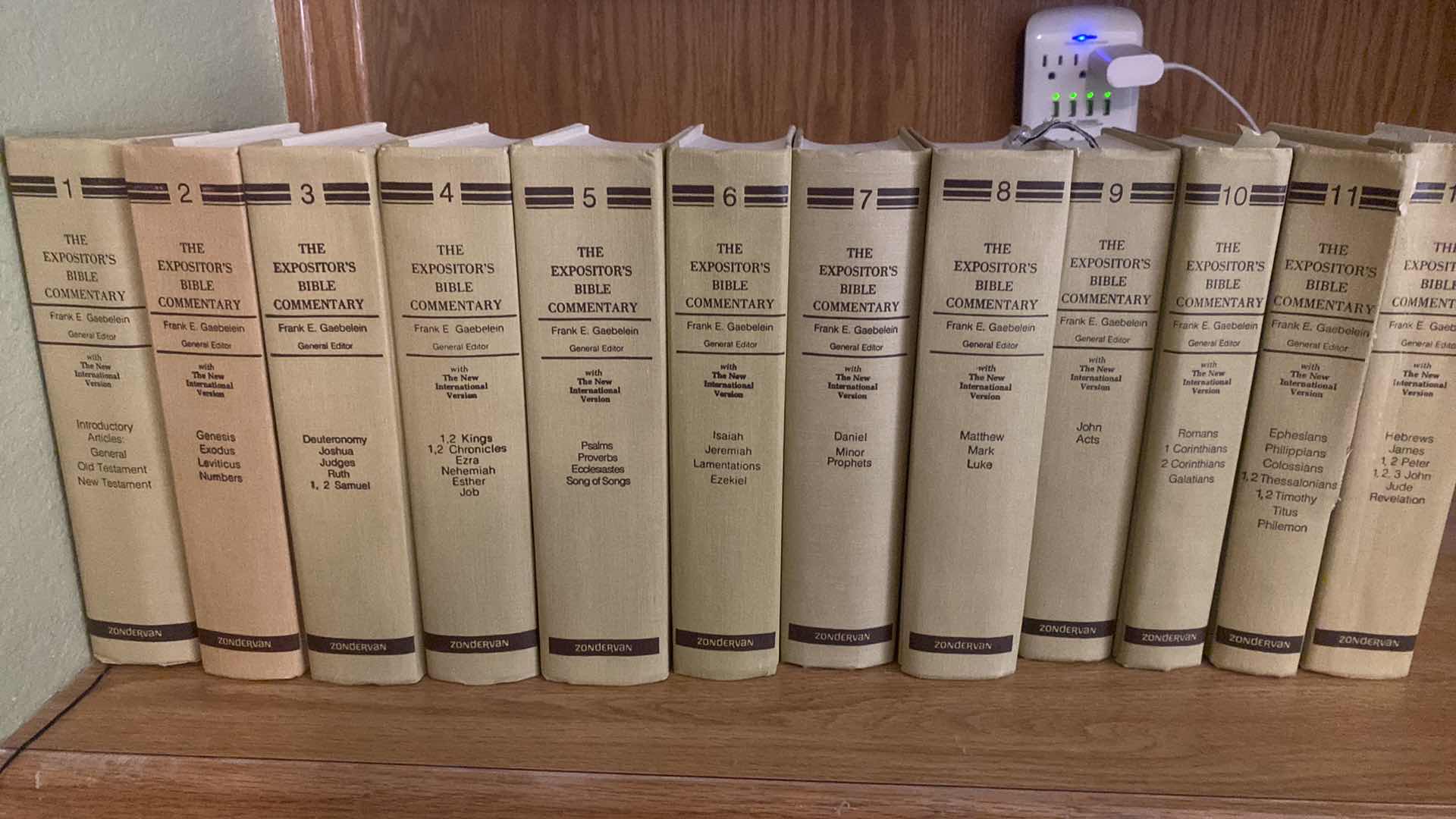 Photo 1 of 12 BOOK COLLECTION OF “THE EXPOSITORS BIBLE COMMENTARY” by FRANK E. GAEBELEIN PUBLISHED 1979 to 1981