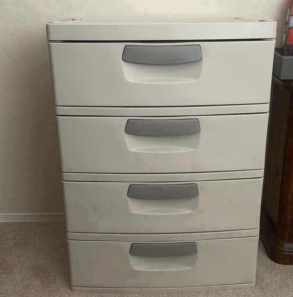 Photo 1 of STERILITE 4 DRAWER STORAGE 25" X 20" H35"