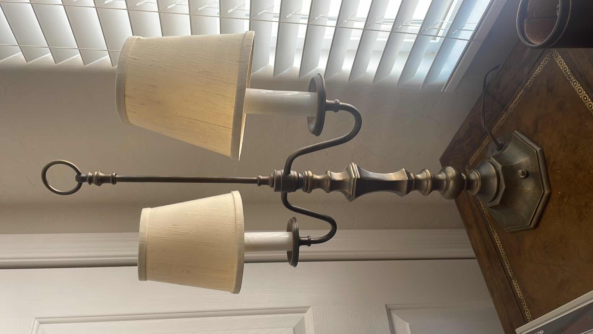 Photo 2 of BRONZE LOOK DESK LAMP 26”