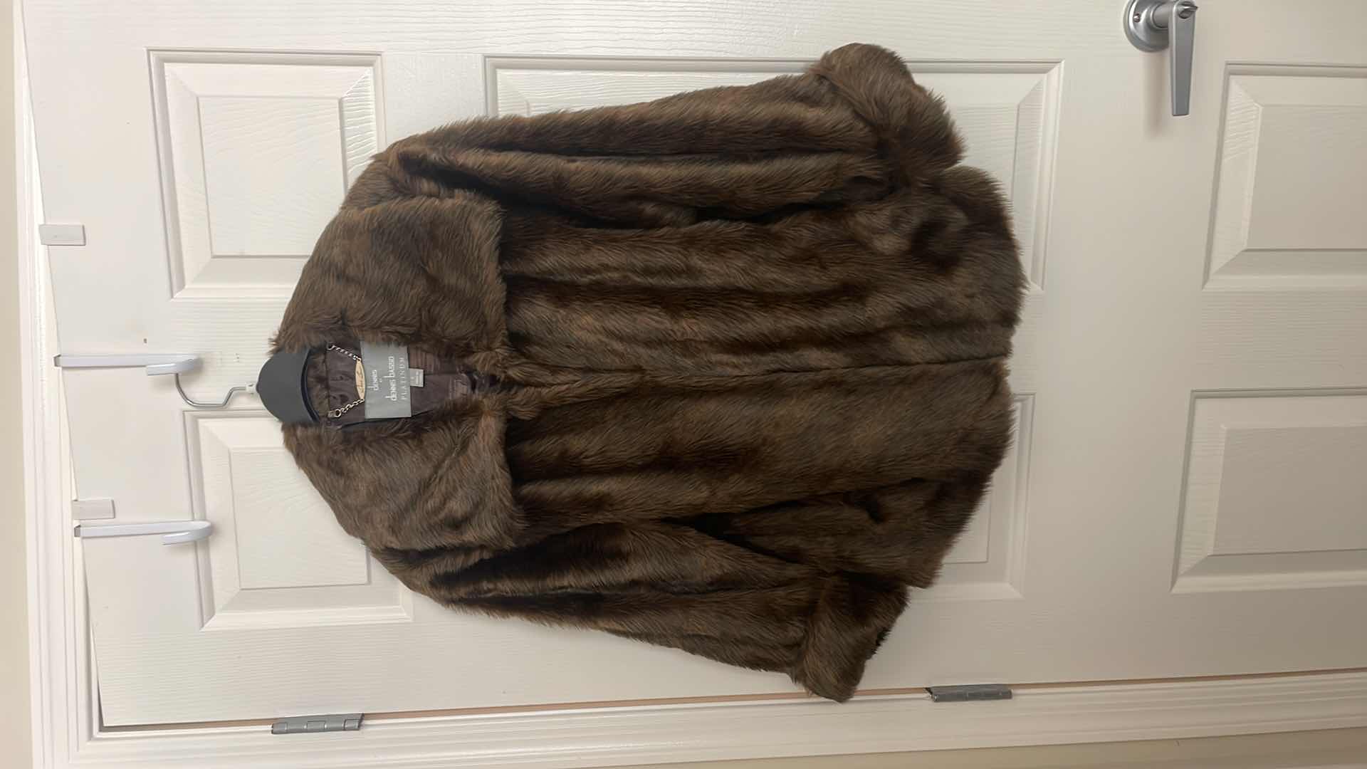 Photo 1 of DENNIS BASSO FAUX MINK FUR JACKET LARGE