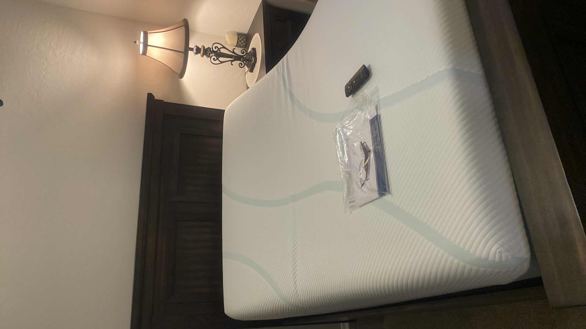 Photo 1 of FULL SIZE TEMPERPEDIC MATTRESS WITH ADJUSTABLE BEDFRAME WITH 1 REMOTE (WOOD BED SOLD SEPARATELY) 52” x 70”