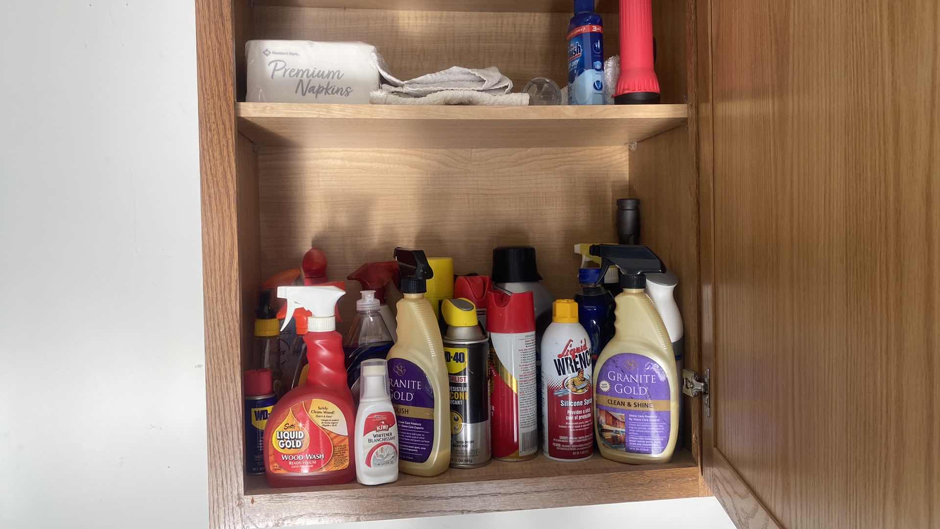 Photo 1 of GARAGE CABINET - CLEANING SUPPLIES