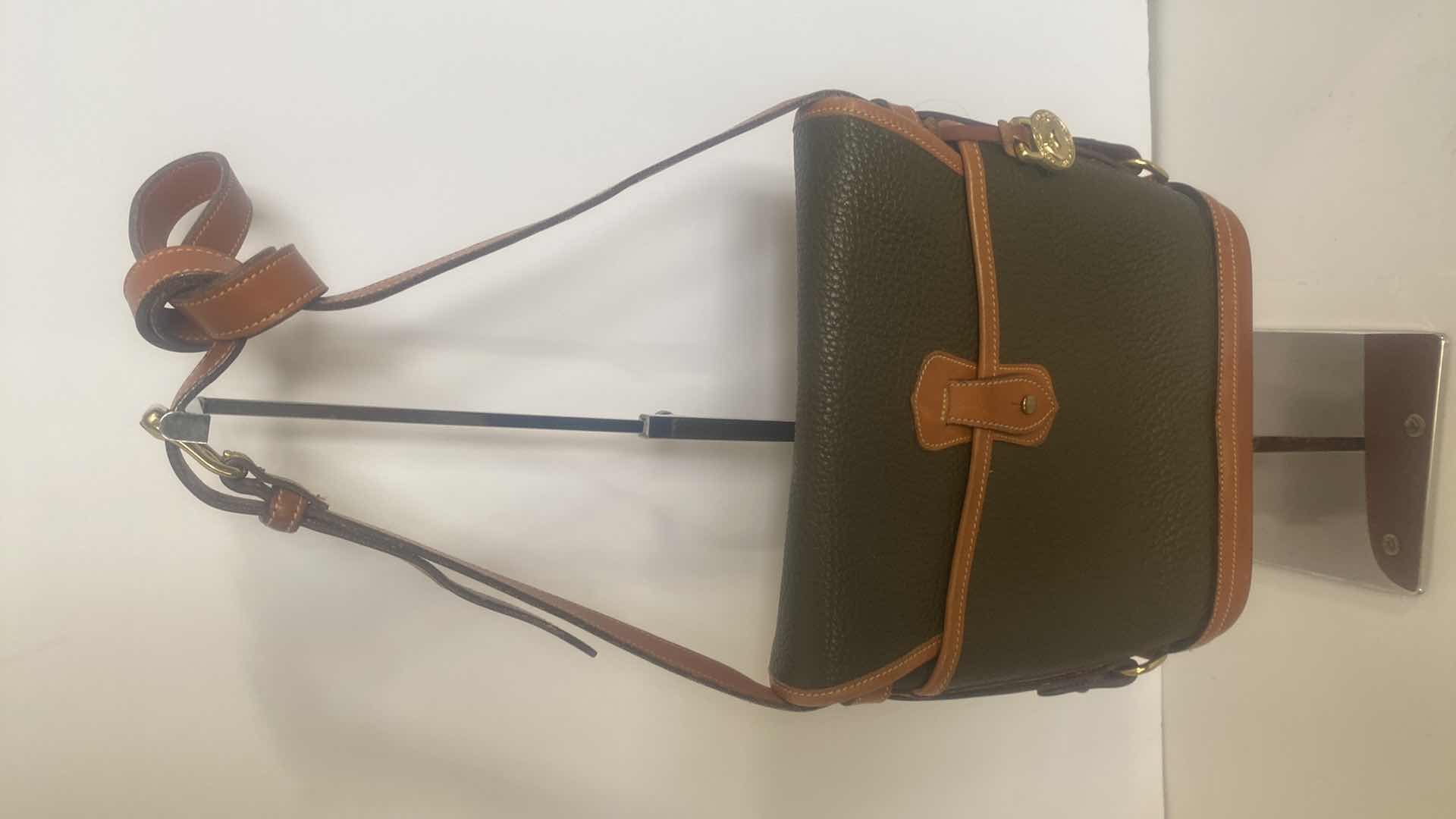 Photo 3 of DOONEY & BOURKE HANDBAG BROWN LEATHER