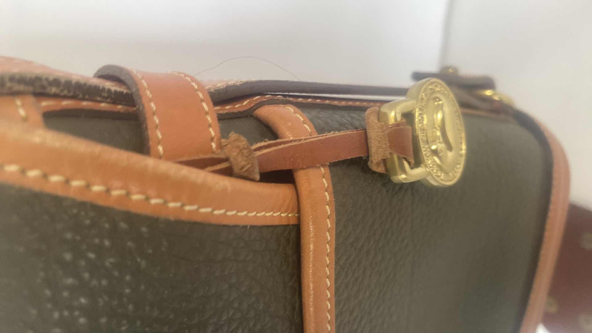 Photo 4 of DOONEY & BOURKE HANDBAG BROWN LEATHER