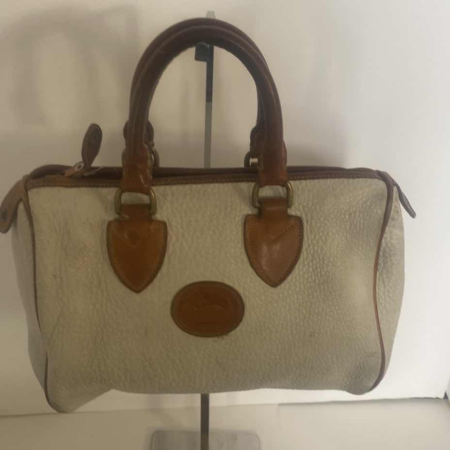 Photo 1 of DOONEY & BOURKE HANDBAG WHITE PEBBLE LEATHER