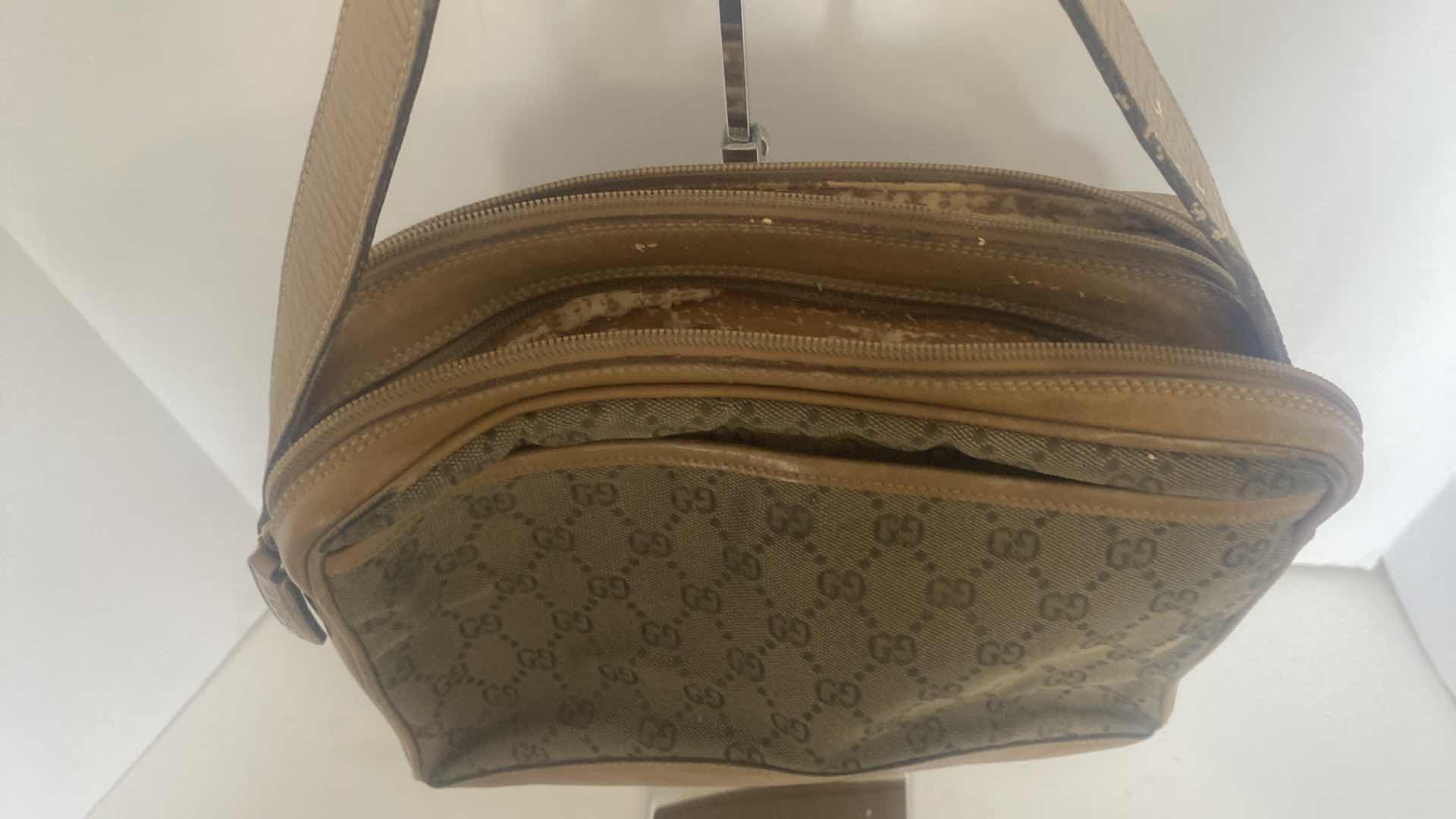 Photo 4 of GUCCI HANDBAG - FABRIC & LEATHER