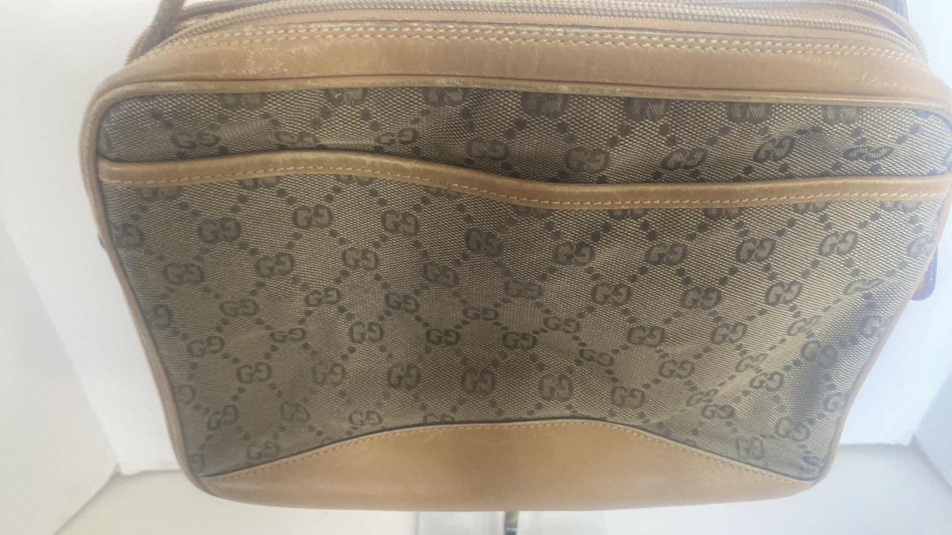 Photo 2 of GUCCI HANDBAG - FABRIC & LEATHER