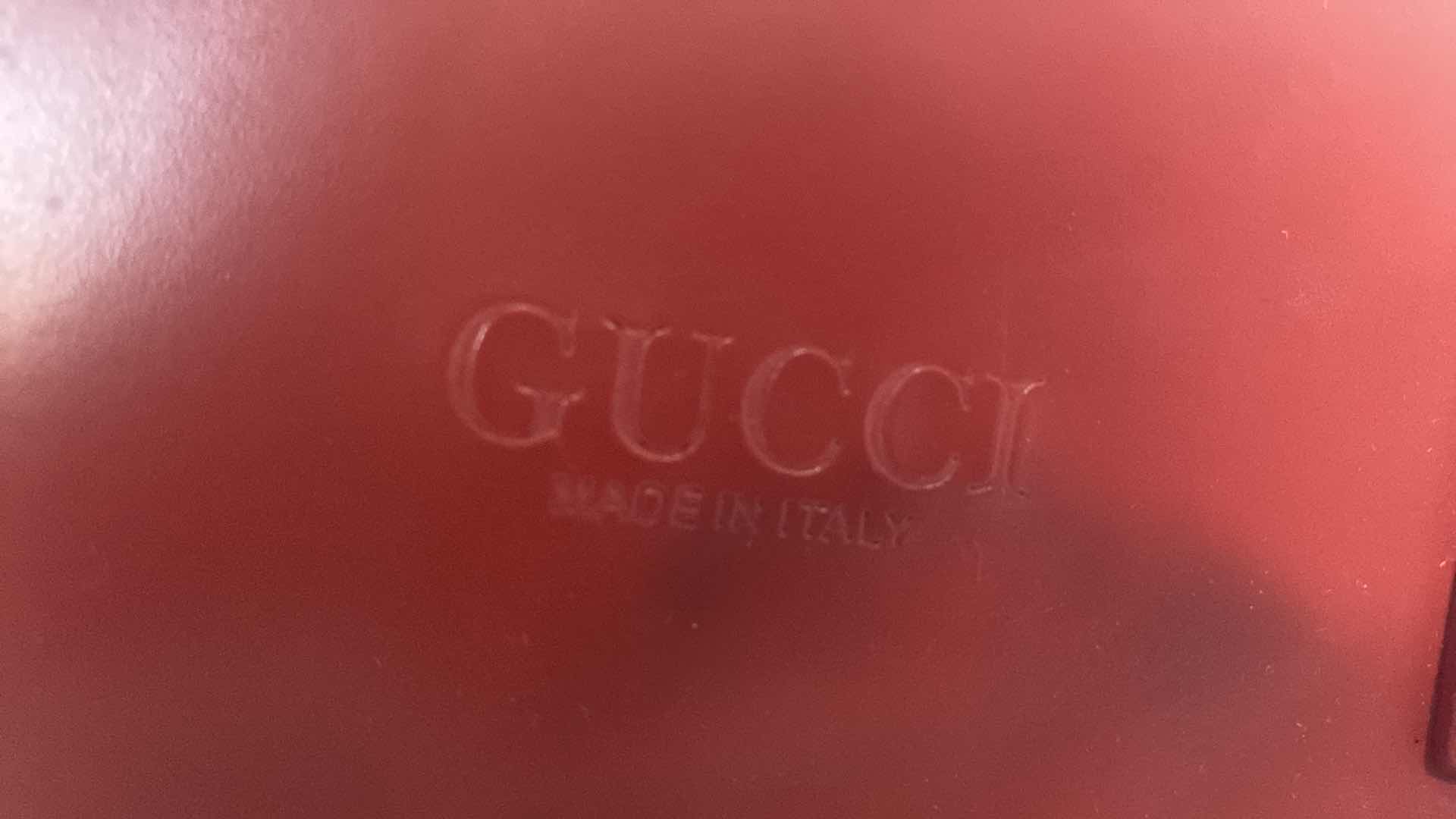 Photo 2 of GUCCI RED LEATHER HANDBAG