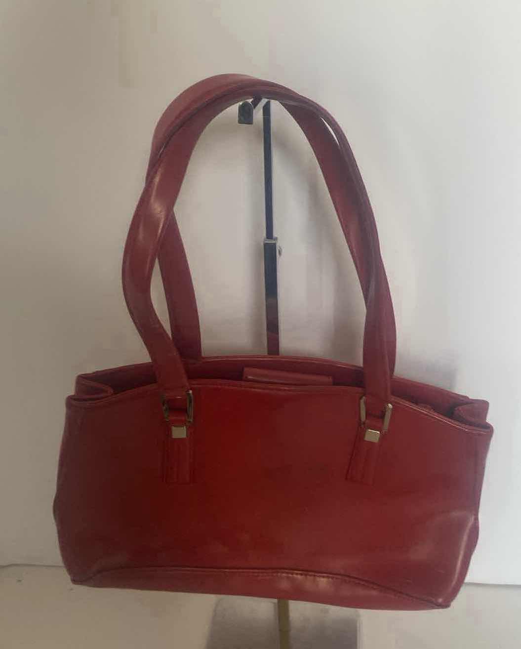 Photo 1 of GUCCI RED LEATHER HANDBAG