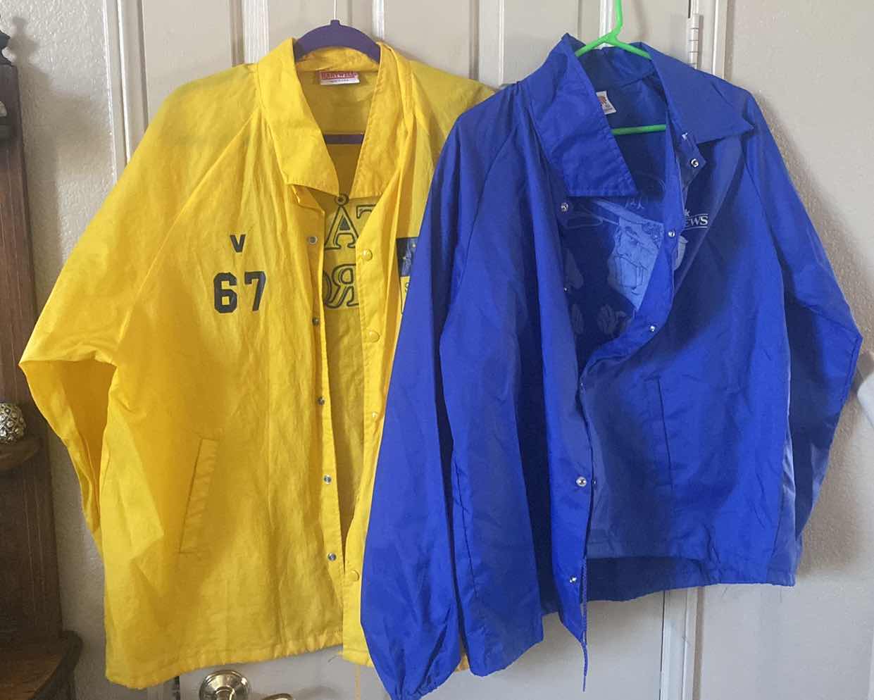 Photo 1 of 2-MENS SIZE XXL & XL NYLON JACKETS