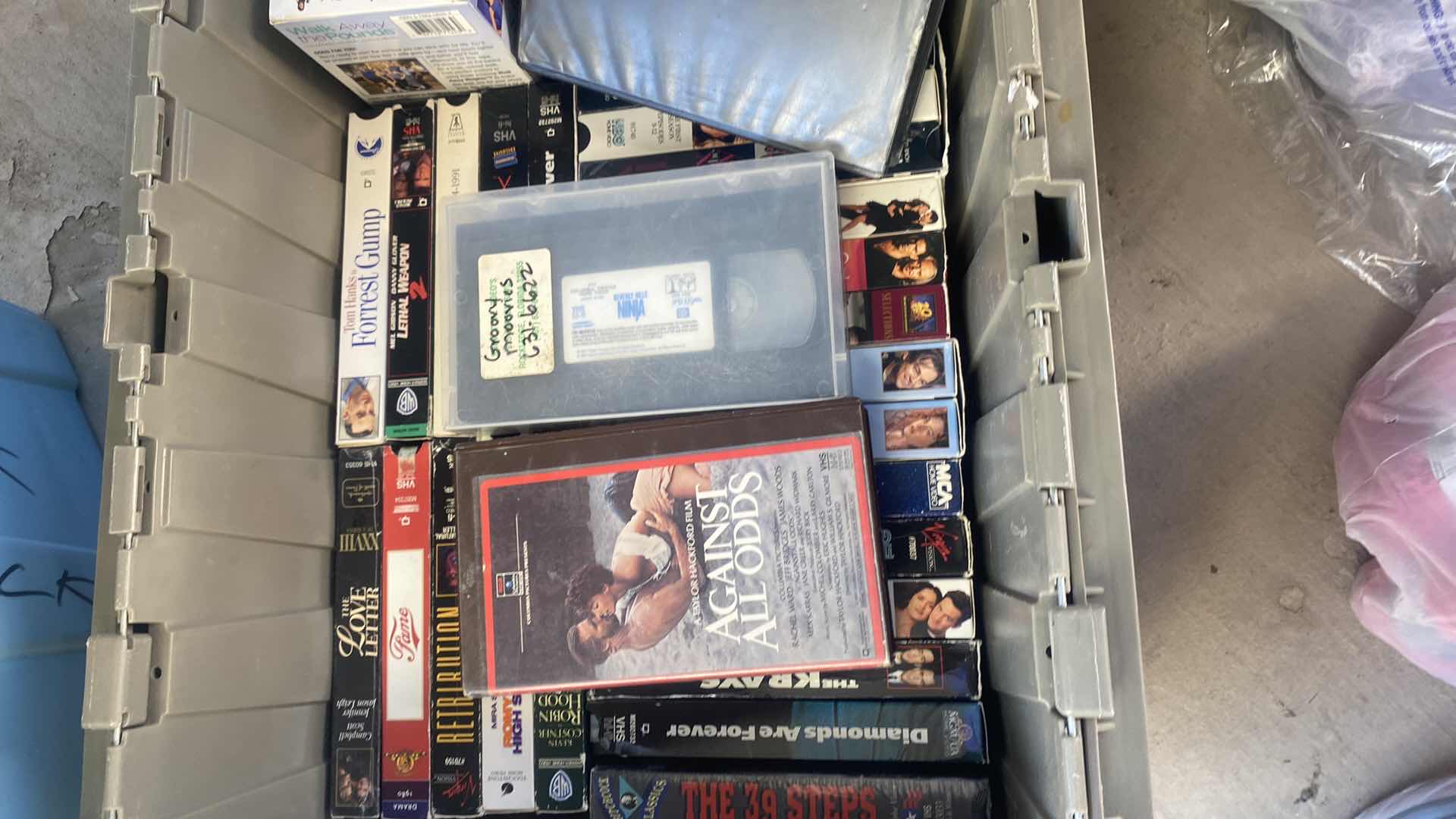 Photo 13 of 2-TOTES VHS TAPES VARIOUS MOVIES & FITNESS