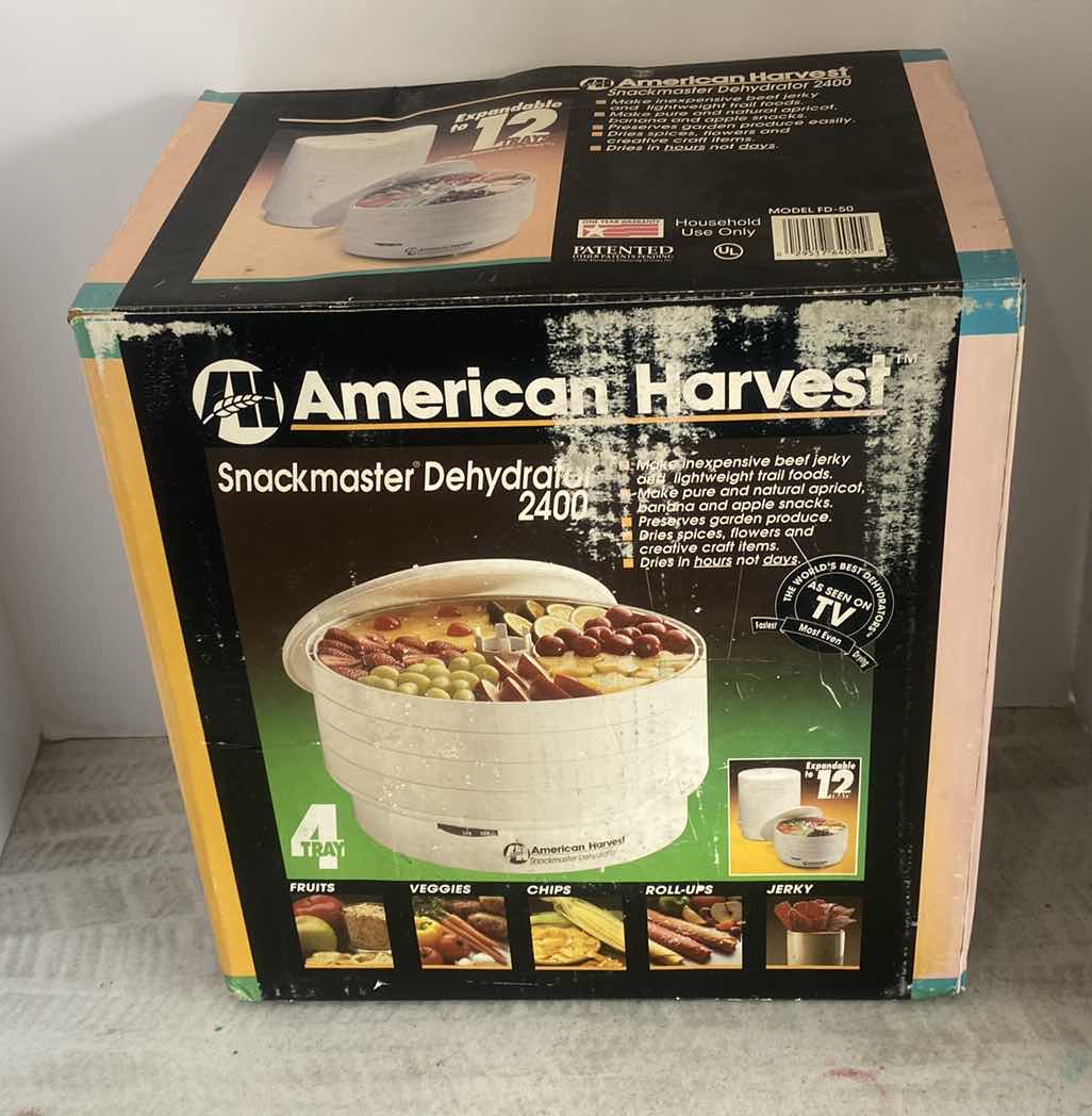 Photo 1 of AMERICAN HARVEST SNACKMASTER DEHYDRATOR 2400