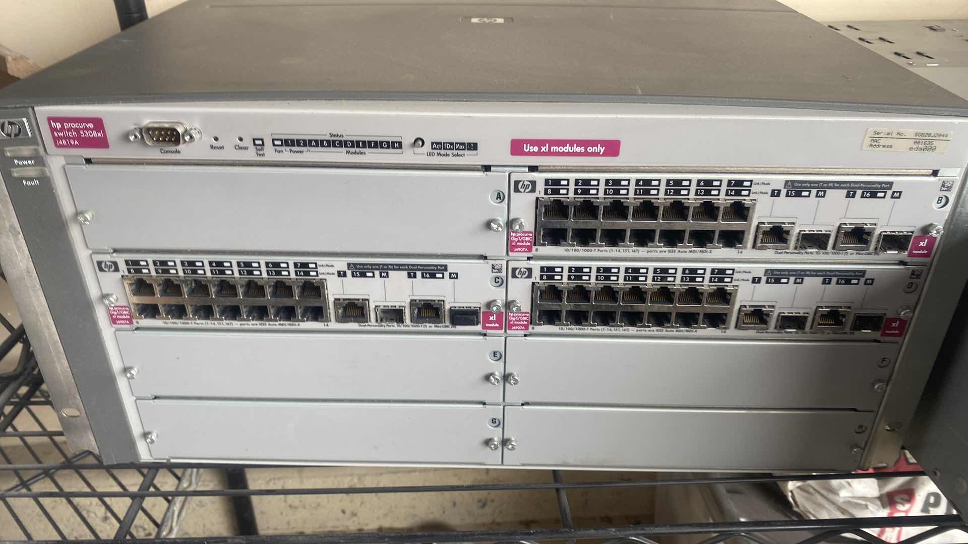 Photo 1 of HP PROCURVE SWITCH RPS