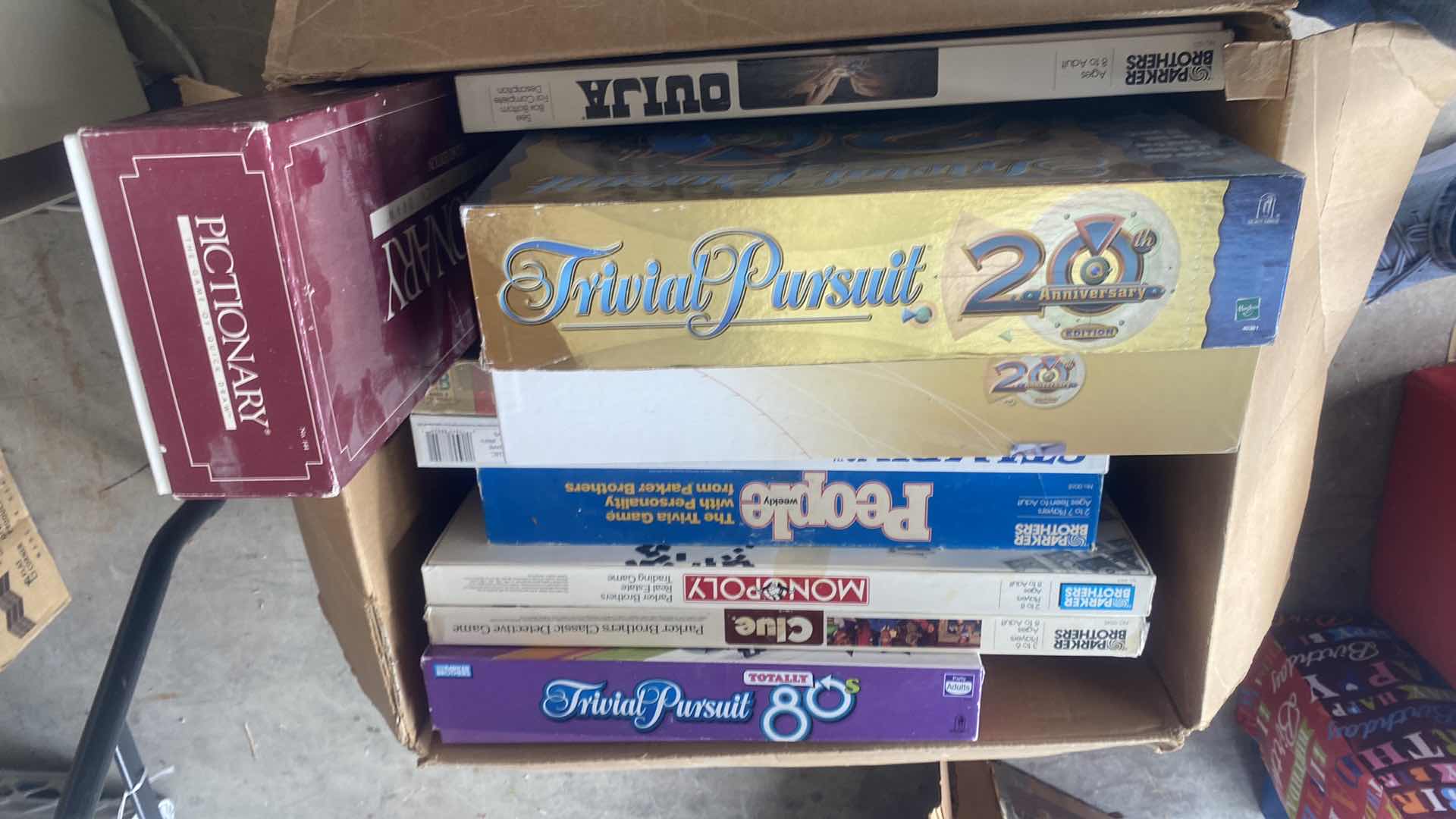 Photo 1 of BOX OF BOARD GAMES