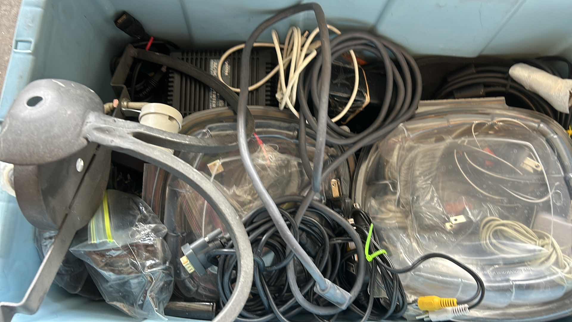 Photo 3 of BOX FULL OF CORDS AND ELECTRICAL