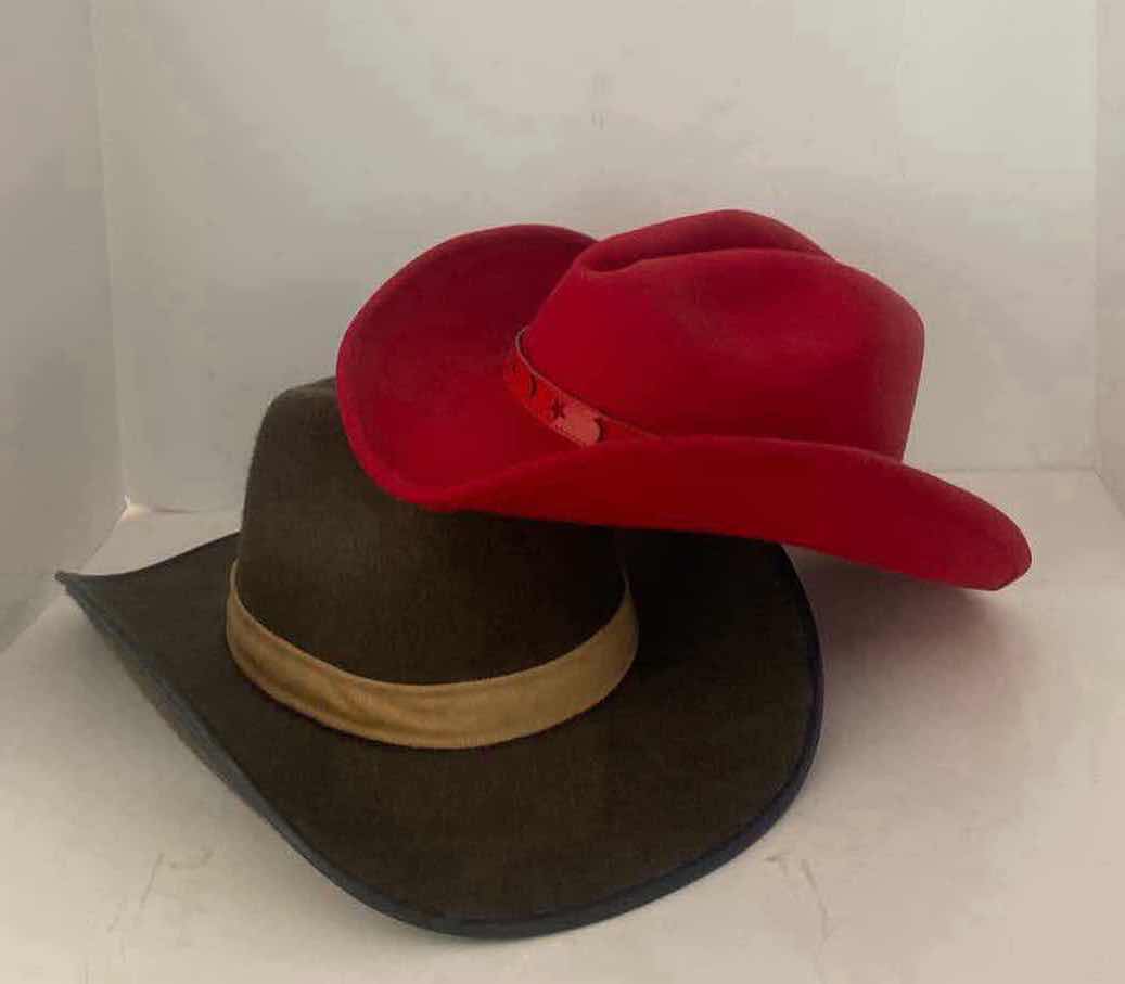 Photo 1 of 2-FELT WESTERN HATS