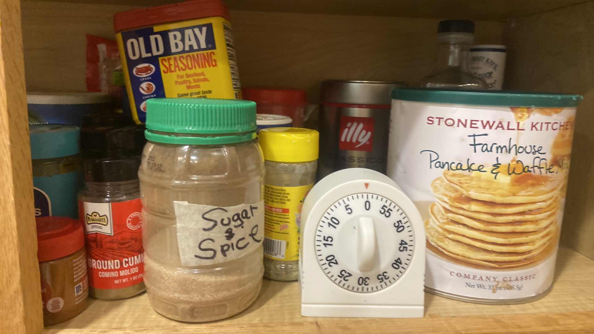 Photo 7 of CONTENTS OF KITCHEN CABINET-SPICES SALAD SPINNER & SUNDRIES