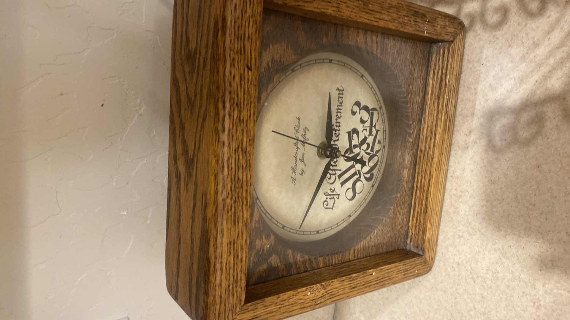 Photo 2 of KITCHEN CLOCK AND METAL FRUIT BASKET