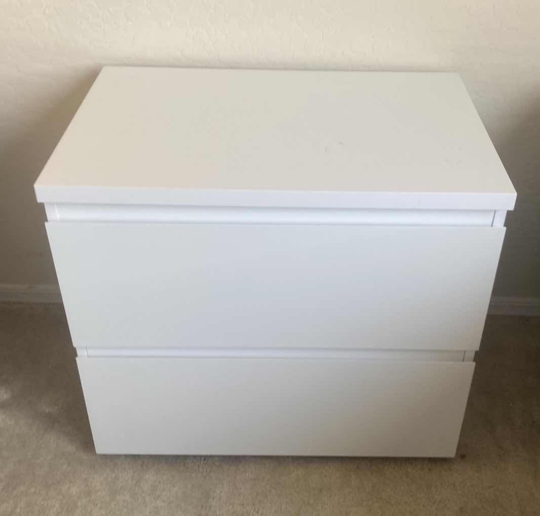 Photo 1 of WHITE HIGH GLOSS NIGHTSTAND 24” x 16” H 21 1/2”