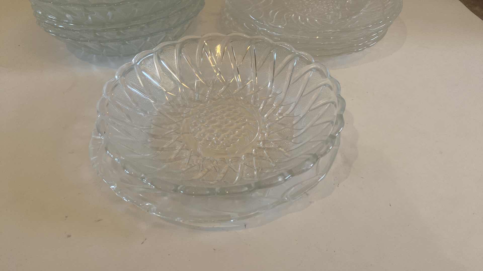 Photo 2 of 12-GLASS PLATES AND BOWLS