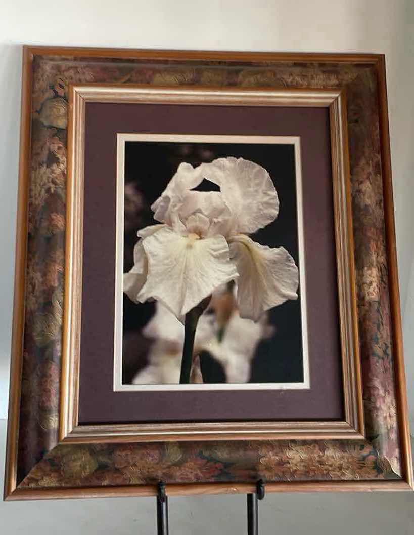 Photo 1 of FRAMED FLORAL ARTWORK 17”x 19.5”H