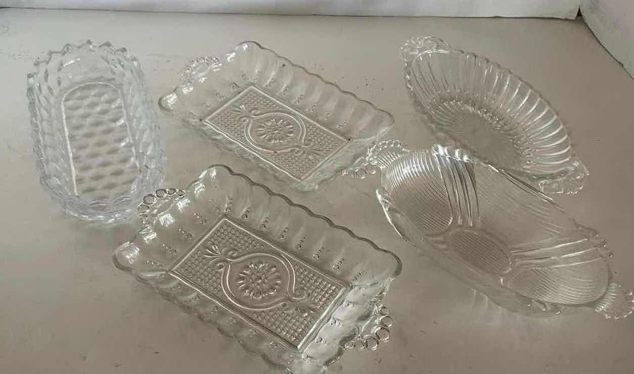 Photo 1 of GLASS SERVING DISHES 7”