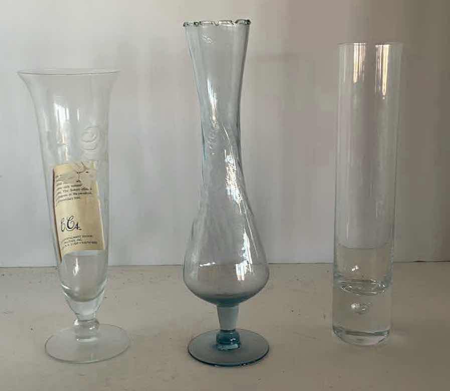 Photo 1 of CRYSTAL VASES 12” H