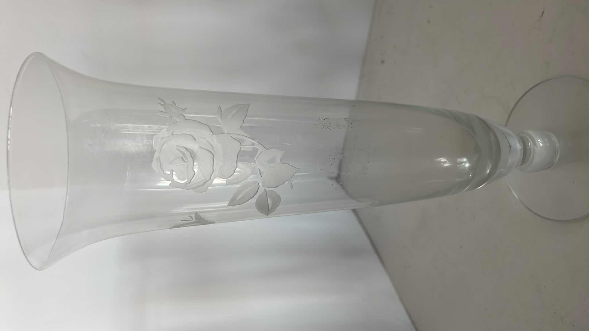 Photo 2 of CRYSTAL VASES 12” H