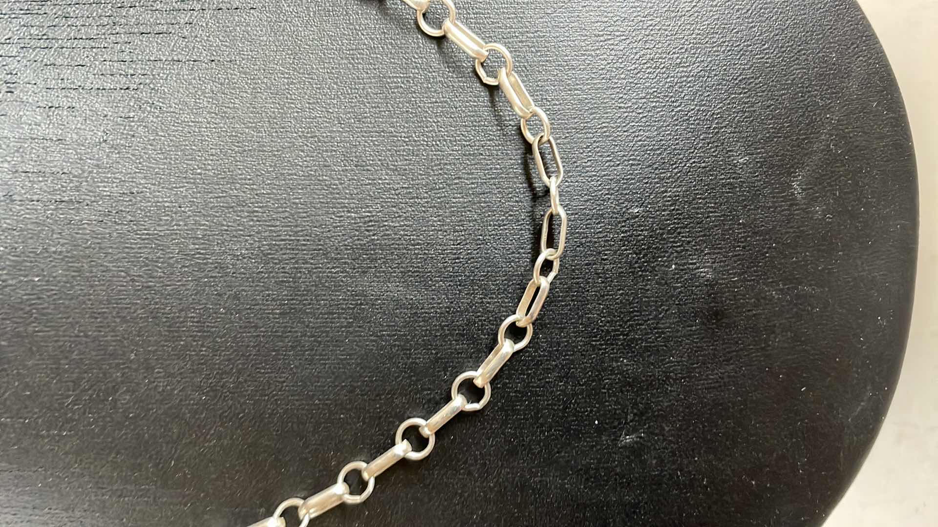 Photo 2 of FINE JEWELRY - 9” STERLING SILVER ANCHOR CHAIN