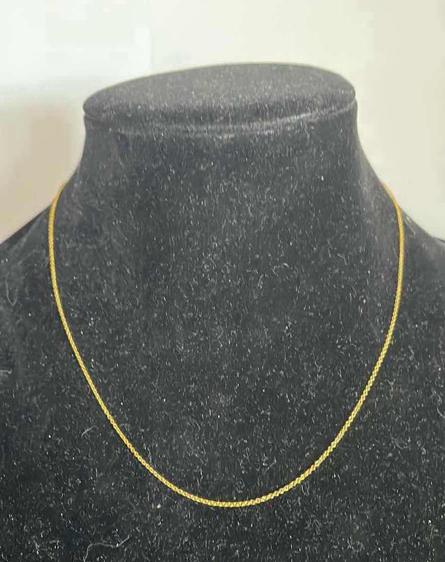 Photo 1 of FINE JEWELRY - 9” 14K GOLD CABLE CHAIN