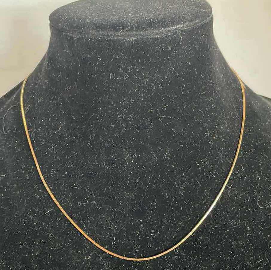 Photo 1 of FINE JEWELRY 9” 14K GOLD COBRA CHAIN