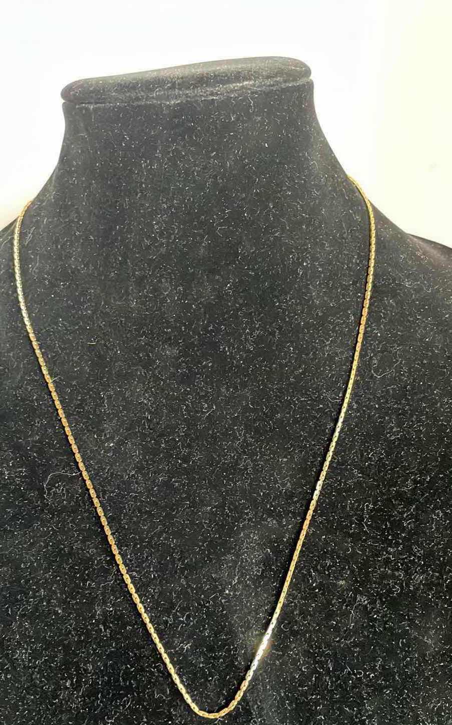 Photo 1 of FINE JEWELRY - 12" 14K GOLD BOSTON LINK CHAIN