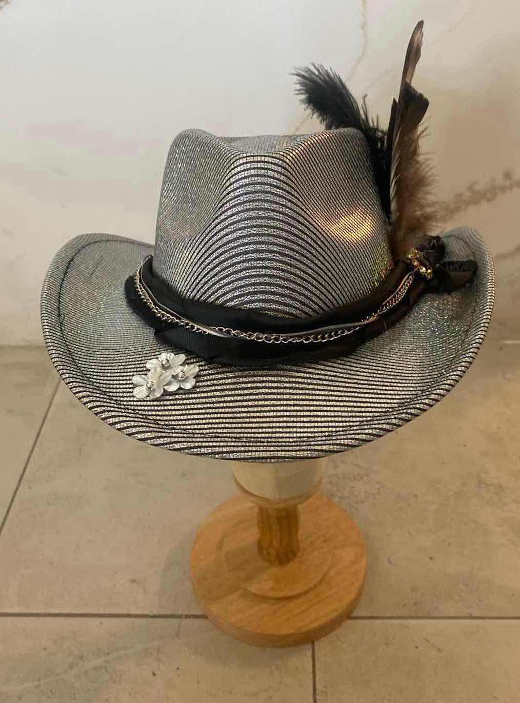 Photo 4 of NEW CUSTOM DESIGNED POLYESTER WESTERN COWGIRL HAT (ADJUSTABLE)