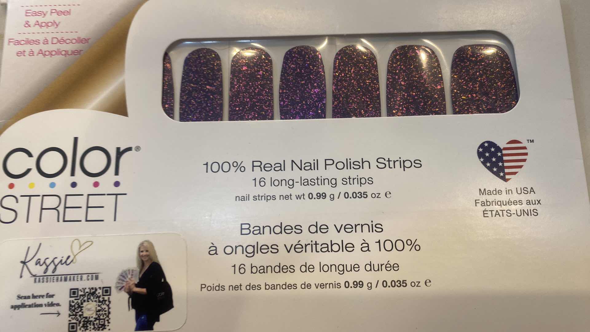 Photo 4 of NEW  5 - COLOR STREET 100% REAL NAIL POLISH STRIPS