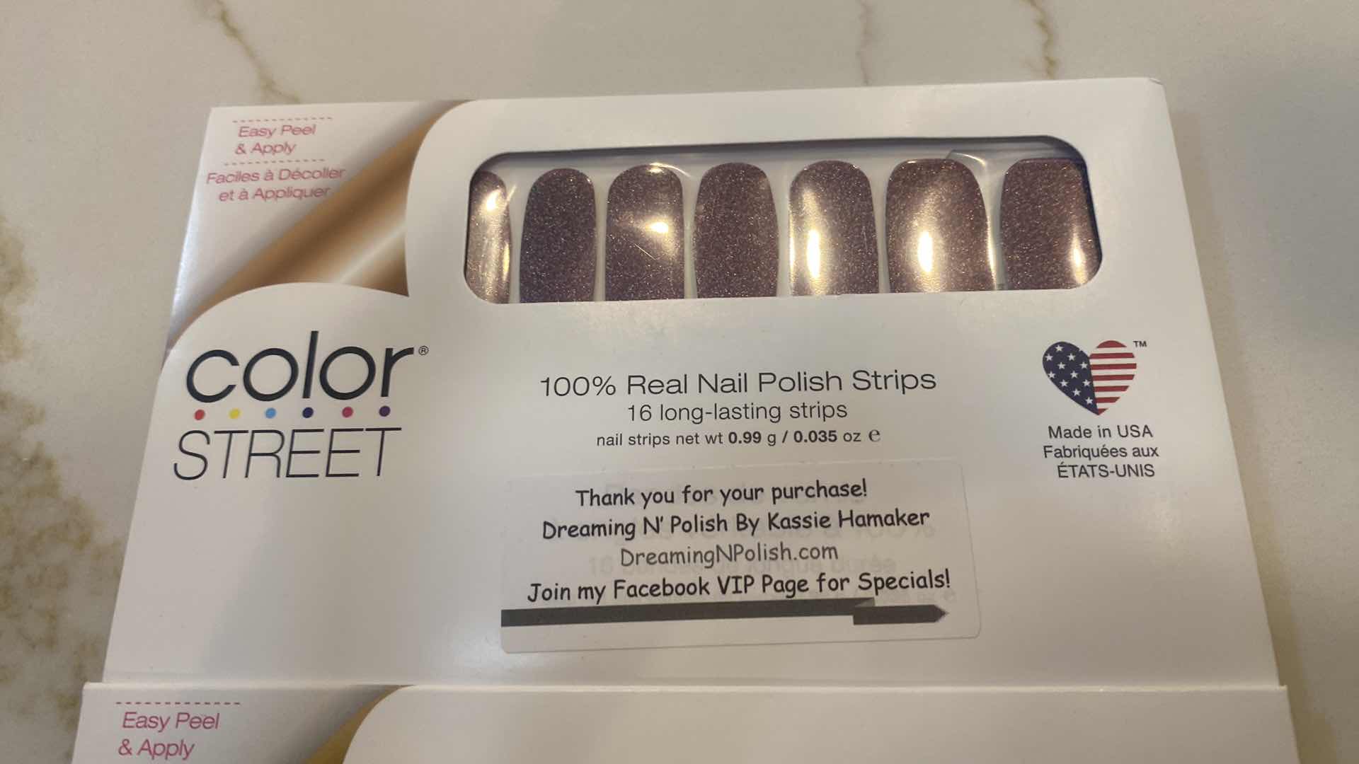 Photo 6 of NEW  5 - COLOR STREET 100% REAL NAIL POLISH STRIPS