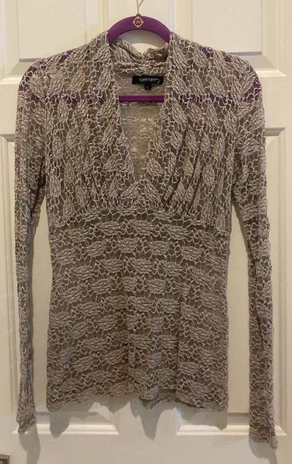 Photo 1 of KAREN KANE LACE WOMENS TOP SIZE LARGE