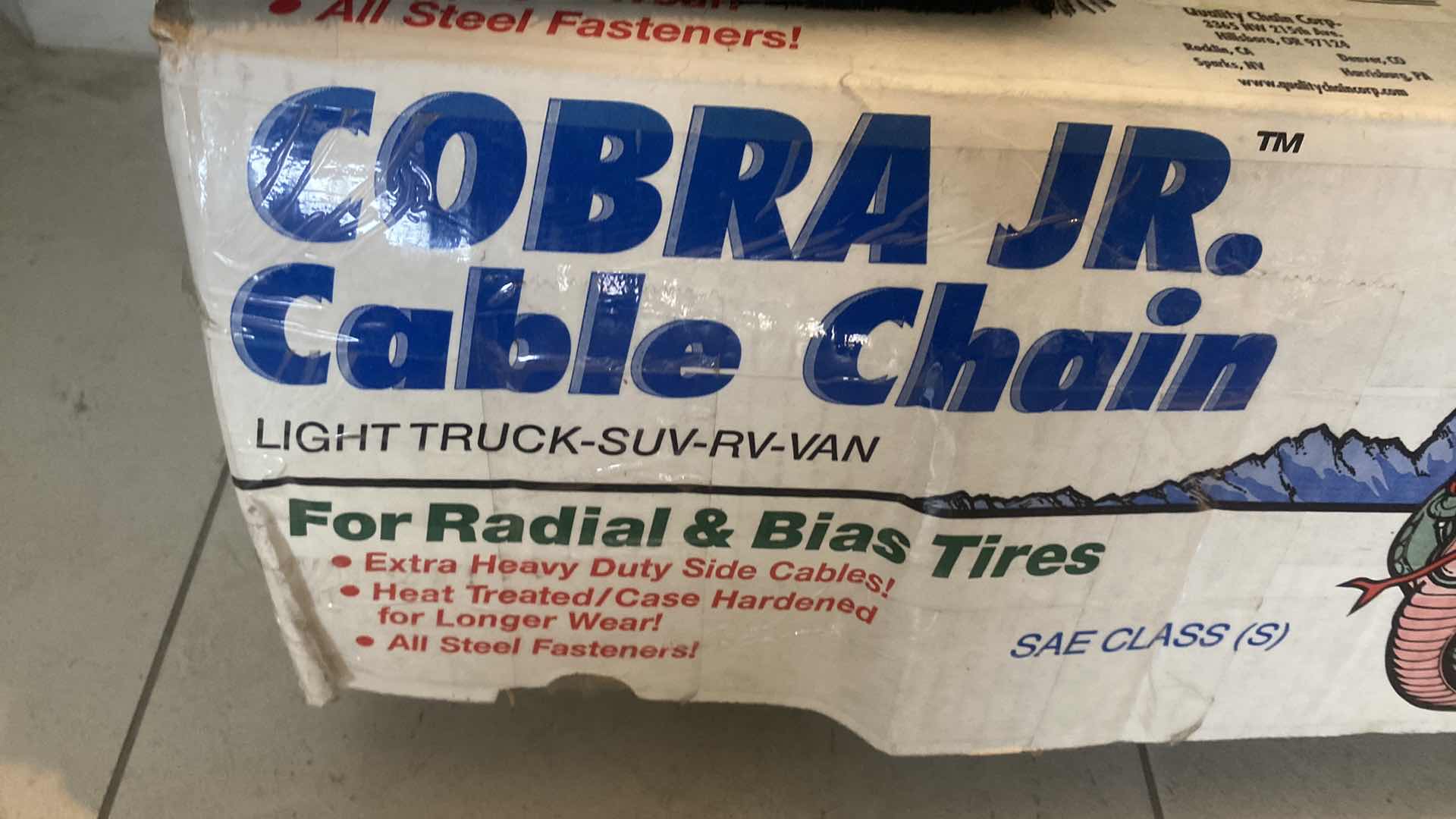 Photo 3 of COBRA CABLE CHAINS LIGHT TRUCK SUV RV VAN & CAR BRUSH