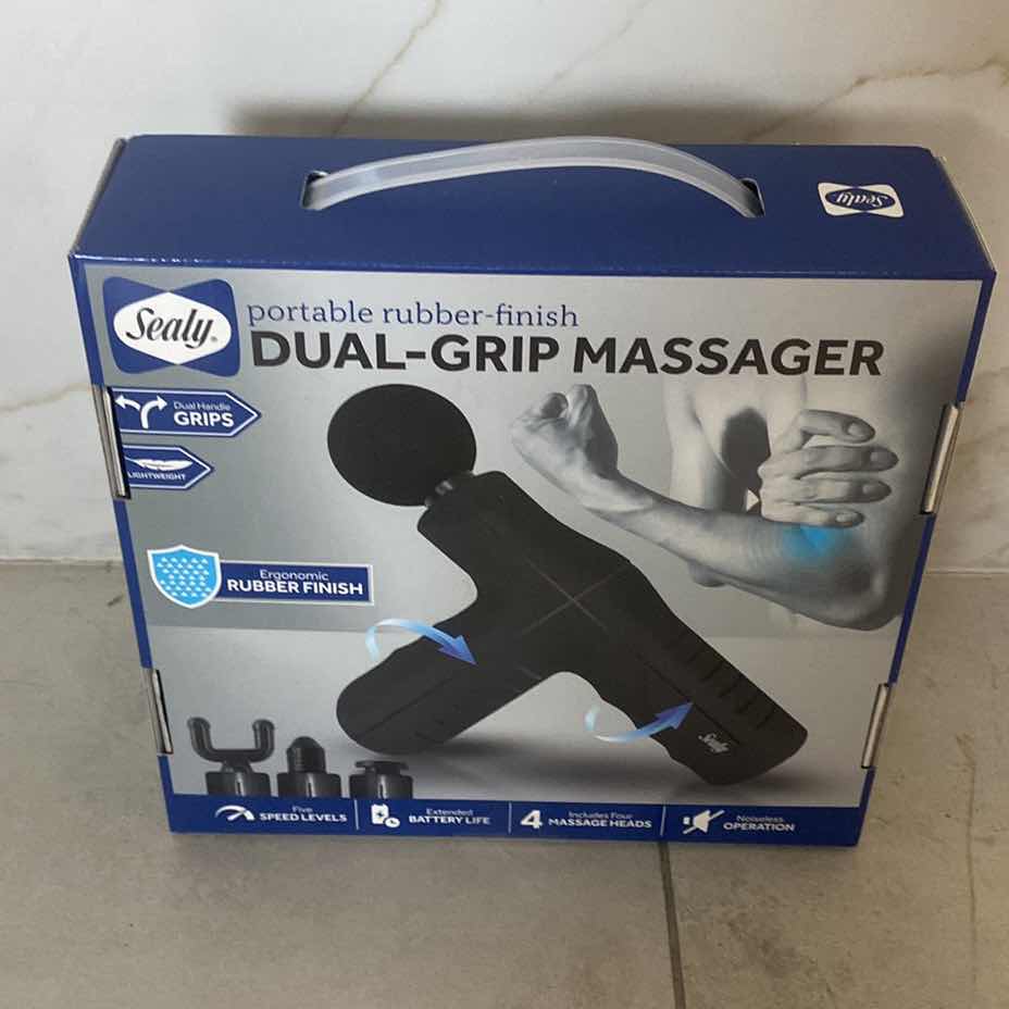 Photo 1 of NEW SEALY DUAL GRIP MASSAGE GUN