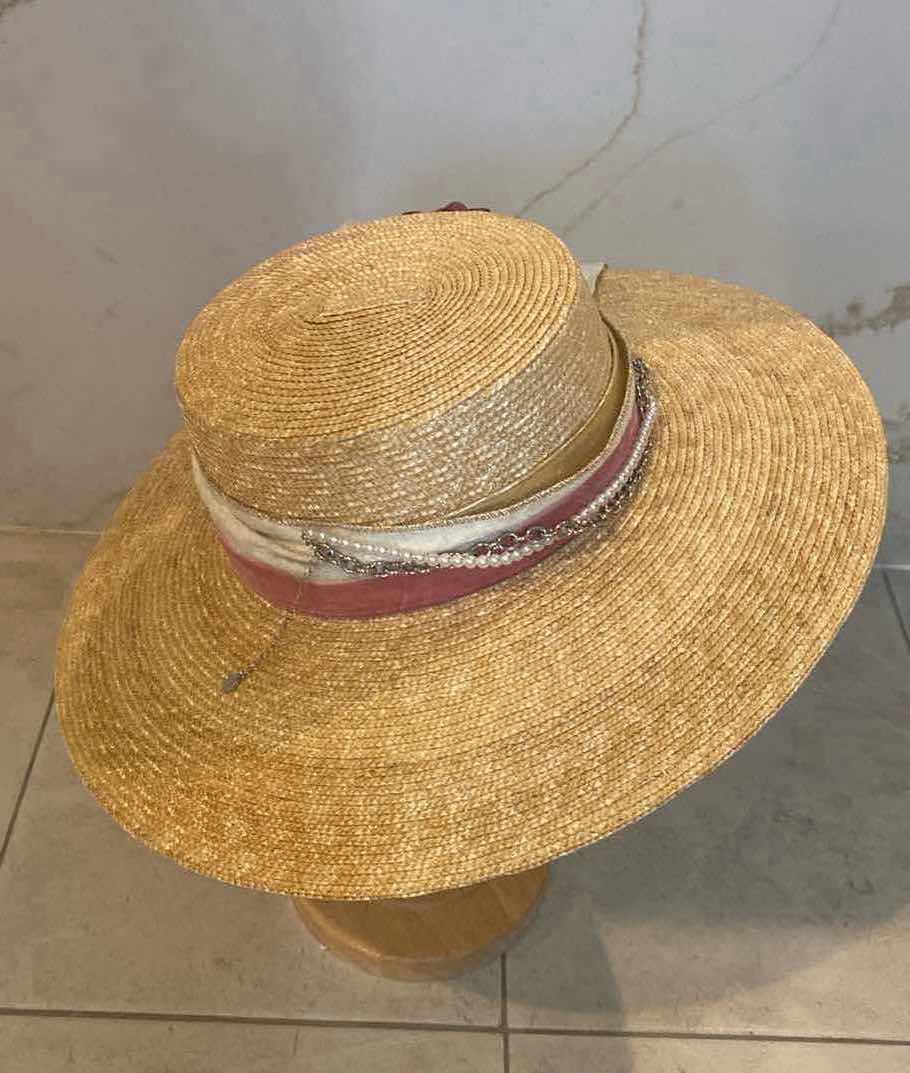 Photo 5 of NEW CUSTOMER DESIGNED STRAW SUNHAT (ONE SIZE FITS ALL)