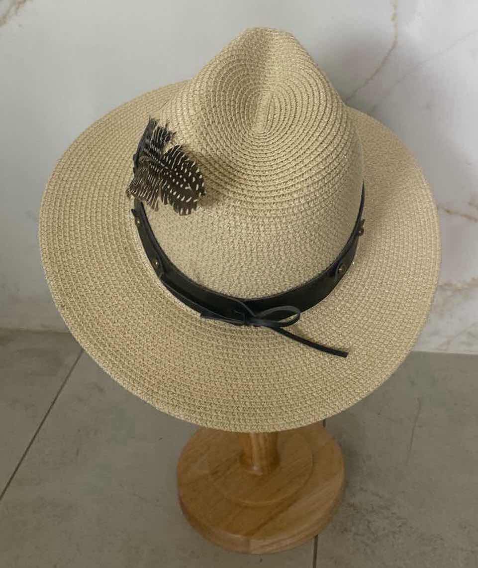 Photo 4 of NEW CUSTOM DESIGNED STRAW POLYESTER WESTERN COWGIRL HAT (ADJUSTABLE)