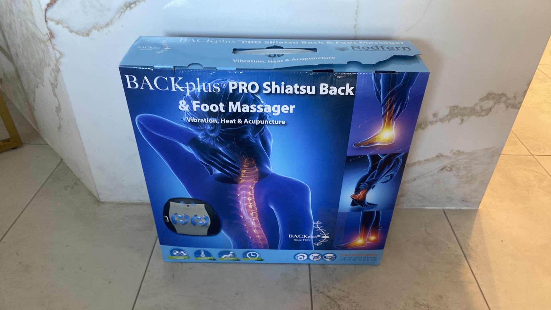 Photo 1 of BACK PLUS PRO SHIATSU & FOOT MASSAGER (USED ONCE)