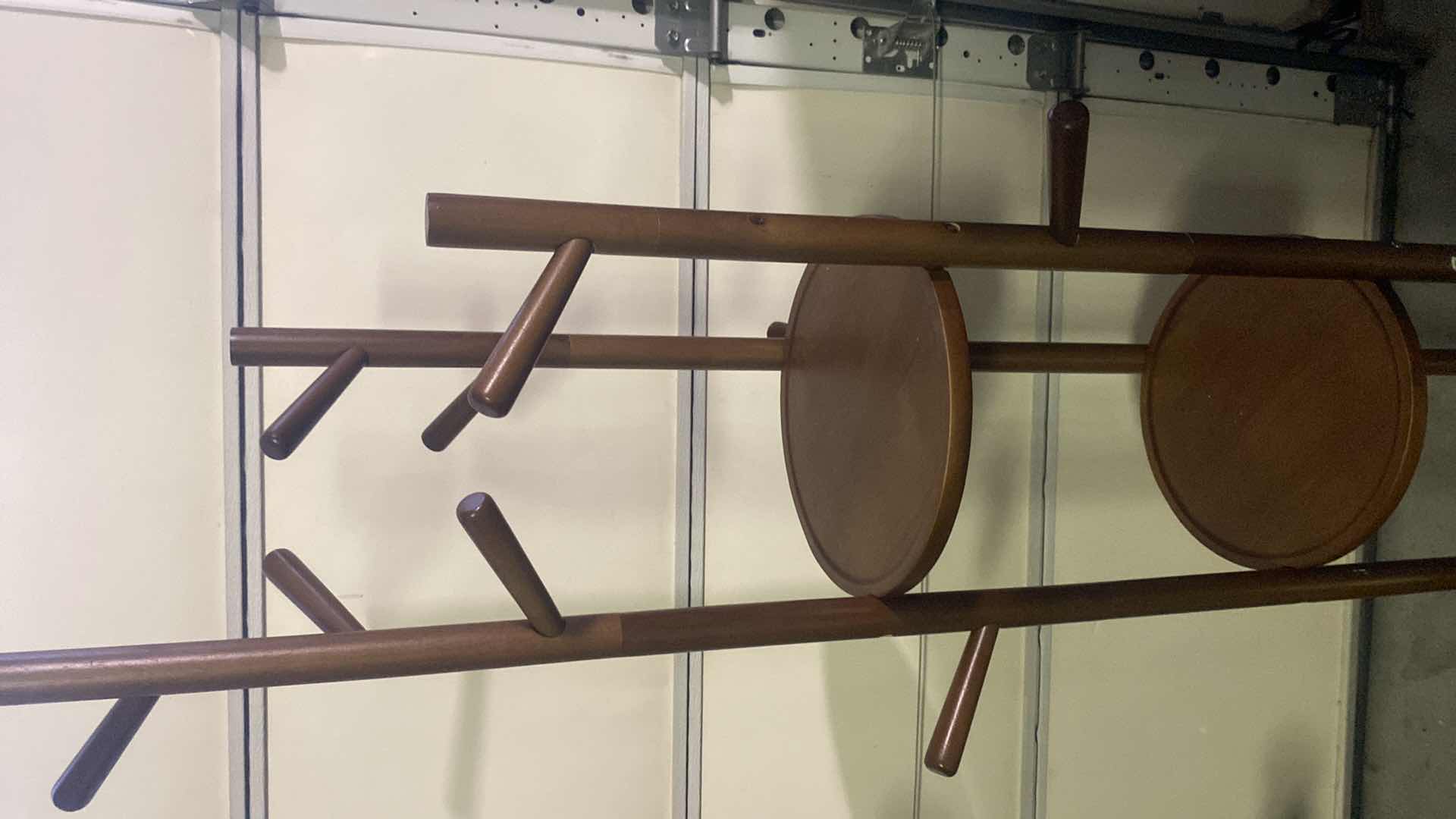 Photo 1 of ROTATING WOOD HAT RACK 15” x 63” MSRP $129