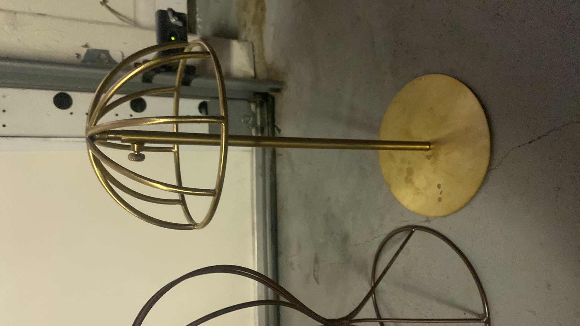Photo 1 of 2 - HAT STANDS - GOLD HAT STAND IS ADJUSTABLE