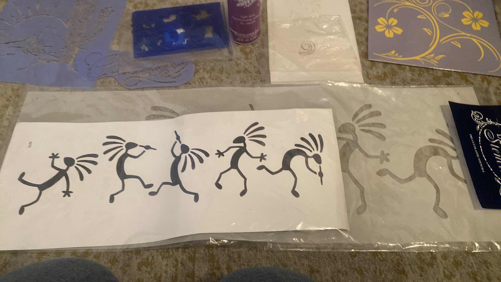 Photo 1 of STENCILS & ROTARY CUTTER SET